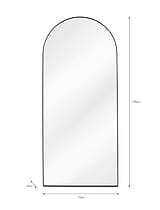 Charlcombe Arched Leaning Mirror Large