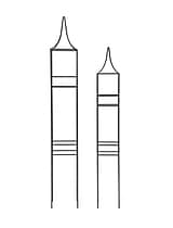 Charlbury Obelisk Plant Supports Set of 2 Black