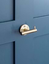 Novello Double Hook Antique Brass