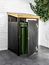 Chelwood Bin Store Black