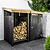 Chelwood Bin Store Black