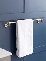 Novello Towel Rail Large Antique Brass