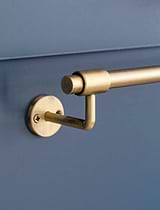 Novello Towel Rail Large Antique Brass