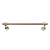 Novello Towel Rail Small Antique Brass