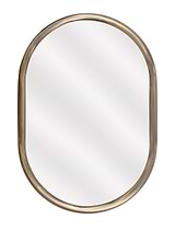 Novello Wall Mirror Antique Brass