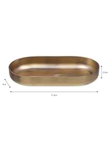 Novello Tray Antique Brass