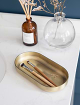 Novello Tray Antique Brass