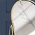 Novello Vanity Mirror Antique Brass