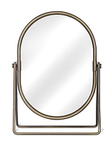 Novello Vanity Mirror Antique Brass