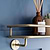 Novello Wall Shelf Antique Brass