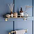 Novello Wall Shelf Antique Brass