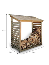Aldsworth Log Store Wide