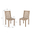 Porthallow Dining Chairs Set of 2 Natural