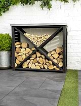 Moreton Cross Log Store Large Black