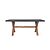 Burford Table, Large in Grey - Polystone