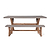 Burford Table & Bench Set Small Natural