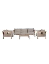 Porthallow 3 Seater Sofa Set Natural