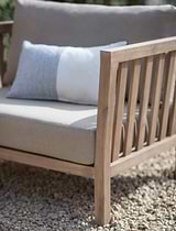 Porthallow 3 Seater Sofa Set Natural