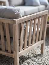 Porthallow 3 Seater Sofa Set Natural