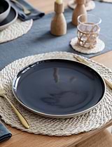 Holwell Dinner Plate Carbon