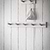 Melcombe 5 Peg Rail Lily White