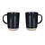 Holwell Tall Mugs Set of 2 Carbon