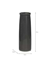 Ravello Bottle Vase Charcoal