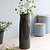 Ravello Bottle Vase Charcoal
