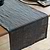 Classic Table Runner Charcoal