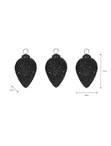 Elkstone Festive Baubles Set of 3 Black