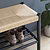 Longworth Hallway Bench Black
