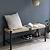 Longworth Hallway Bench Black