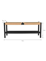 Longworth Hallway Bench Black