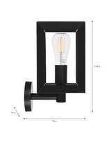 Brunswick Wall Light in Black 