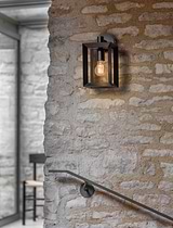 Brunswick Wall Light in Black 