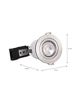 Spotlight in Brushed Nickel - Steel