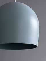 Grafton Pendant Light in Tarn Blue - Steel