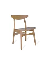 Longcot Dining Chairs Set of 2 Natural