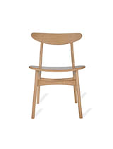 Longcot Dining Chairs Set of 2 Natural