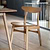Longcot Dining Chairs Set of 2 Natural