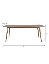 Longcot Dining Table Natural