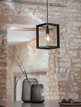 Brunswick Ceiling Pendant, Small in Black