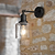 Hoxton Cylinder Wall Light Black