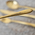 Birley Cutlery Set 16 Piece Brass Finish