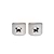 Ithaca Tealight Holders Set of 2 White