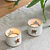 Ithaca Tealight Holders Set of 2 White
