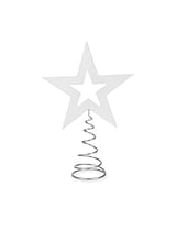Airdrie Christmas Tree Topper White