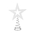 Airdrie Christmas Tree Topper White