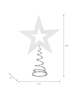 Airdrie Christmas Tree Topper White