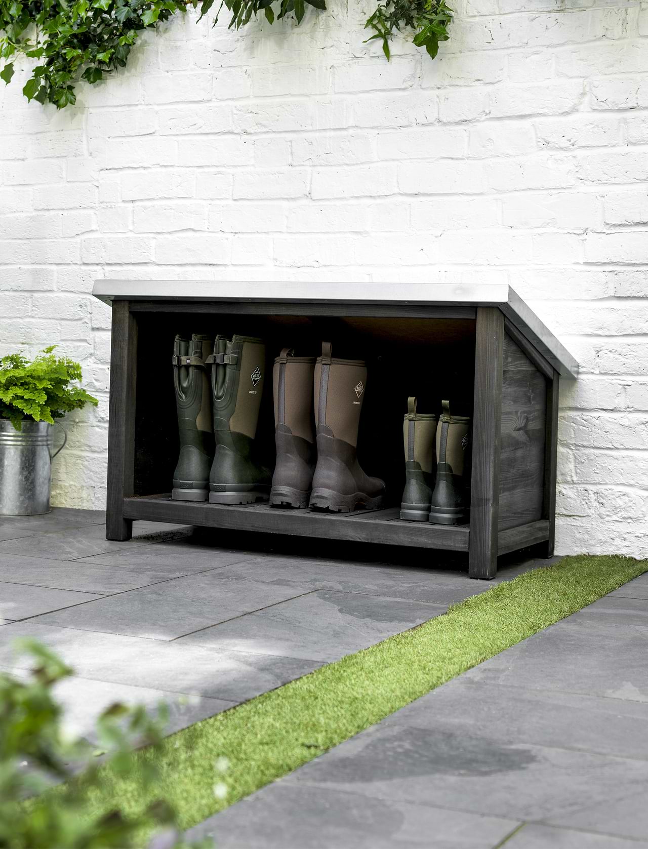 Wooden welly store on sale